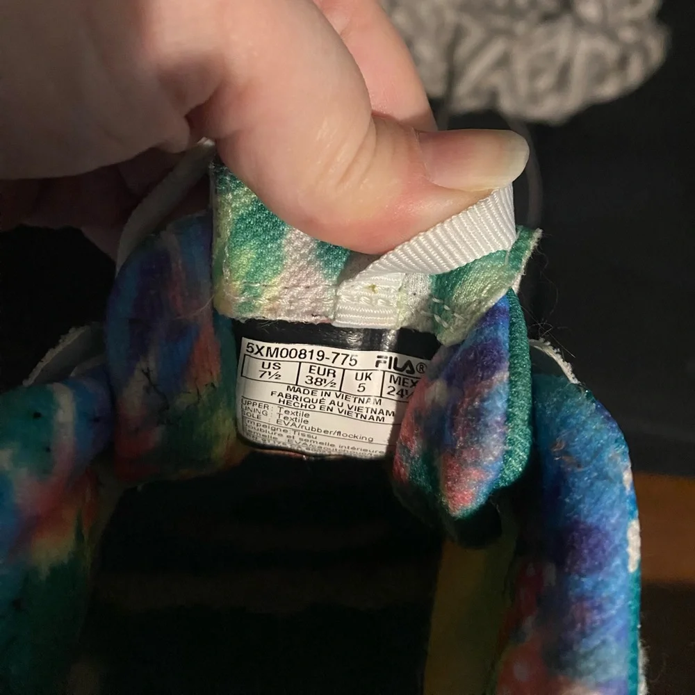 Fila Multicolor Tie-Dye Sneakers - Picture 7 of 9